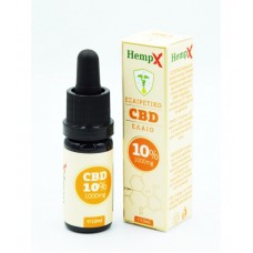 HEMPX CBD OIL 10%, 1000MG ΕΚΧΥΛΙΣΜΑ ΚΑΝΝΑΒΙΔΙΟΛΗΣ 10 ML